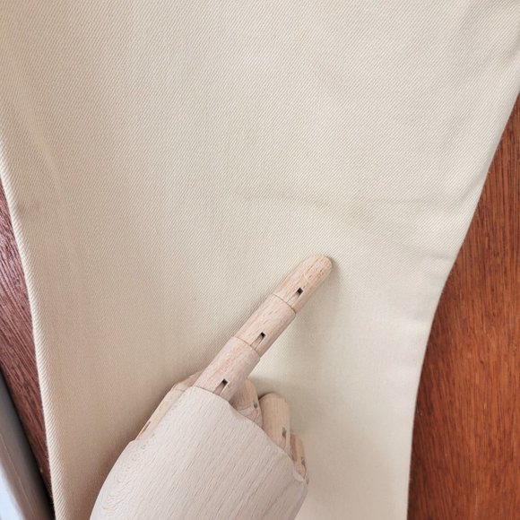 Vintage 90s/Y2K Ralph Lauren Light Tan Lace Trim Jeans - Picture 10 of 13